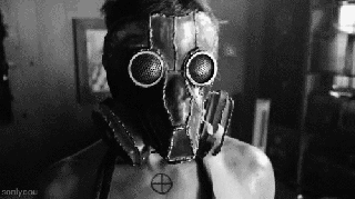 the gallery for creepy gas mask gif small