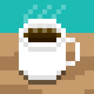 but first coffee pixel art but first coffee small