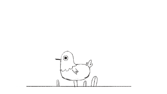 shouty bird roisin swales portfolio animated gif small