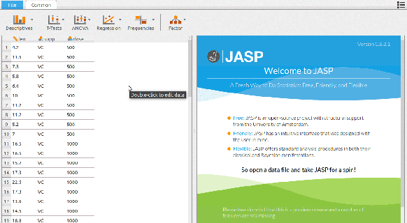 how to use jasp jasp free and user friendly statistical software small