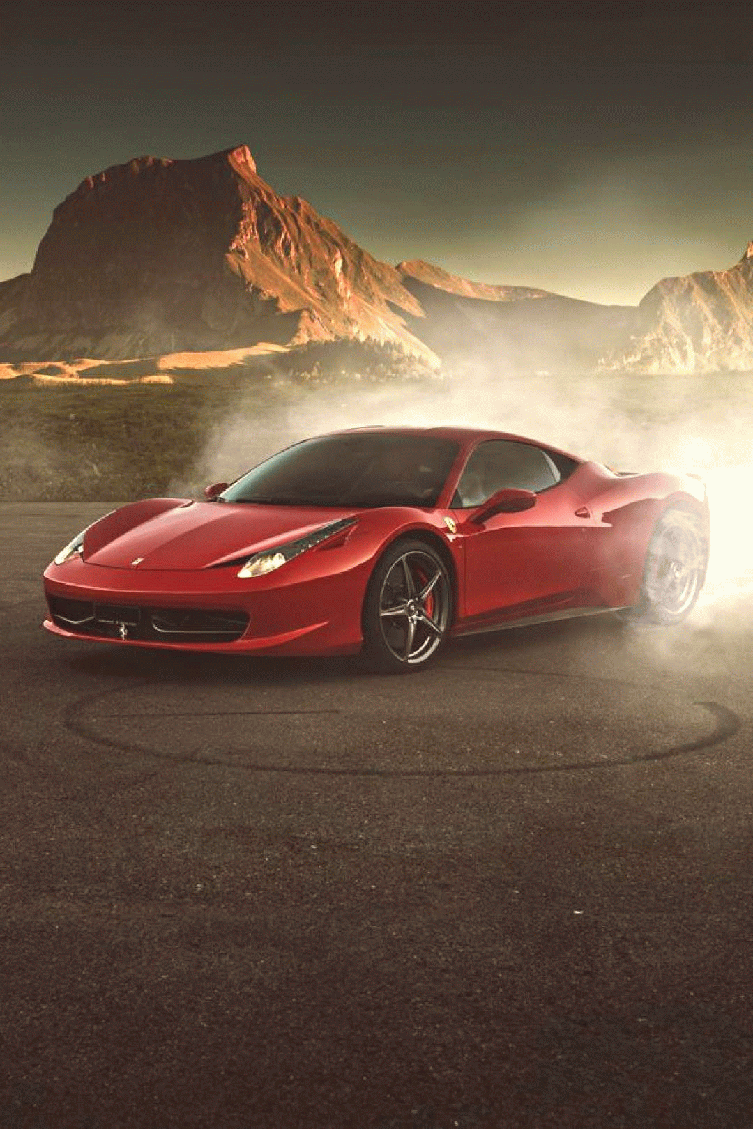 ferrari 458 italia the red in shot on location and by phpics engine of lambo aventador