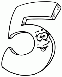numbers coloring pages for kids printable for free small