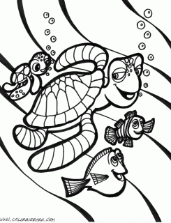 beautiful crush finding nemo coloring pages photos coloring 2018 small