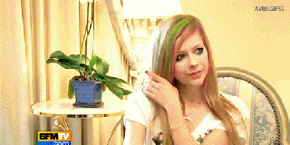 avril lavigne excited smile reaction gif small