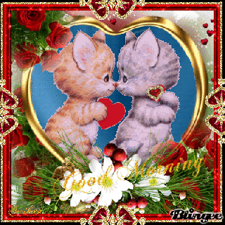 good morning valentine cats animated picture codes and downloads small