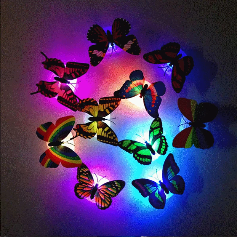 usb charging led colorful 3d magical stars light house party decor small