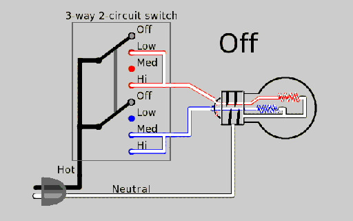 three way electrical switch working animation small