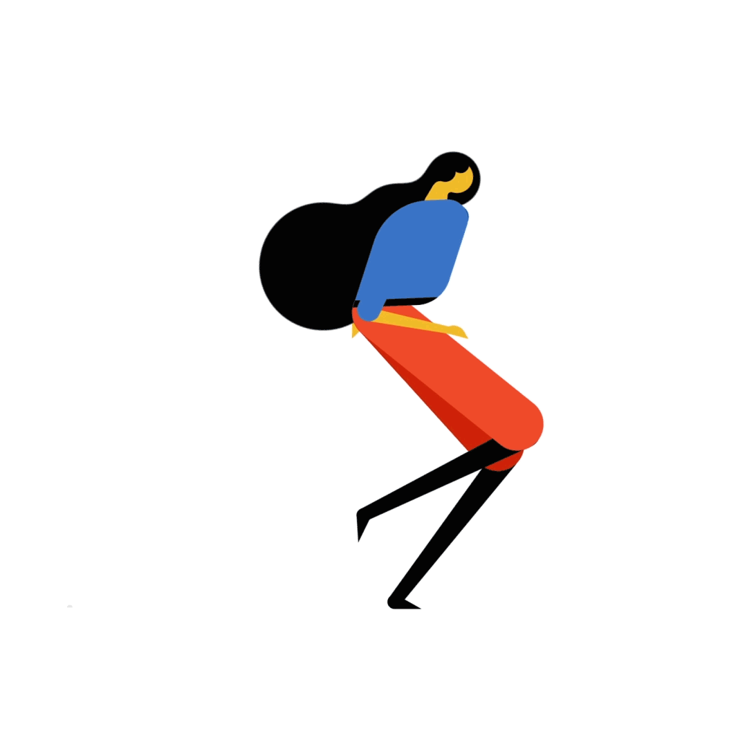 https www behance net gallery 58687083 running lady gif motion graphics inspiration character design animation emoji small