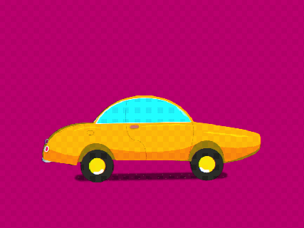 rigged action car by g khan can dribbble small