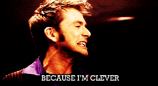 because i m clever doctor who reaction gifs small