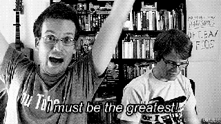 excited john green hank green gif find on gifer small