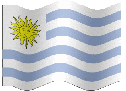 animated uruguay flag country flag of abflags com gif clif art small