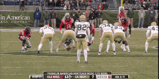total pro sports georgia tech fake punt ends disastrously small