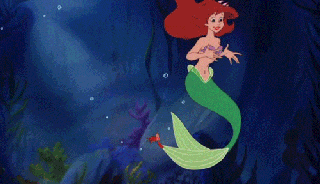 little mermaid bubbles gif find share on giphy small