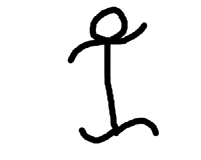 running stick person clipart best small