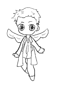 castiel cartoon drawing at getdrawings com free for personal use small