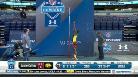 nfl combine 2013 jamie collins records record broad jump 300 spartan warriors gif small