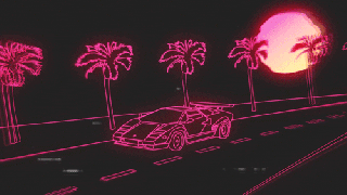 80s outrun gif by alex kao find share on giphy small