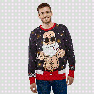 weihnachts pullover herren bad santa sillysanta de funny ugly person gif small