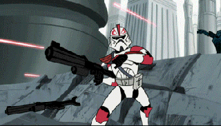 giving personality and character to clone troopers was one of the small