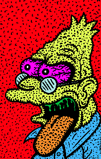 psychedelic simpson s gif just gifs pinterest small