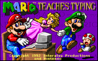 mario teaches typing interplay entertainment corp free download small