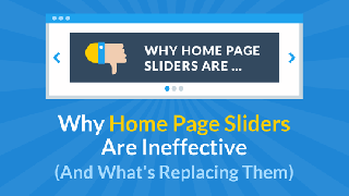 what s replacing the home page slider and why it should small