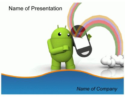 android ppt template powerpoint small
