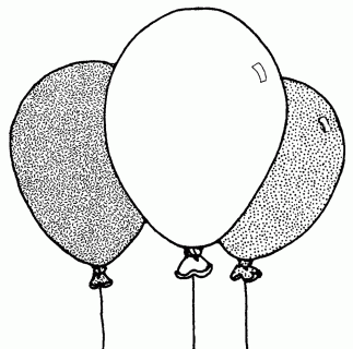 balloon clip art black and white free clipground small