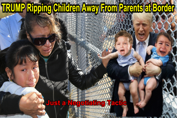 big education ape separating families at the border trump sees it small