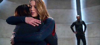 kara hugging alex supergirl 2015 tv series fan art small