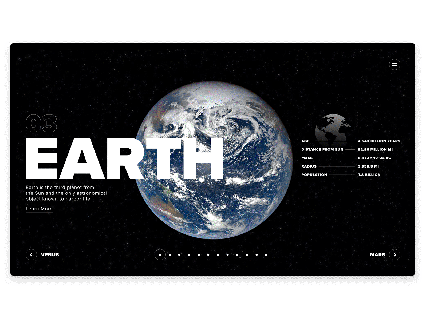 earth website concept by jeffrey danese on dribbble wallpaper