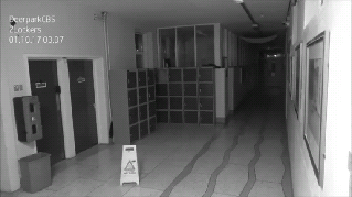 school security camera captures ghostly footage small