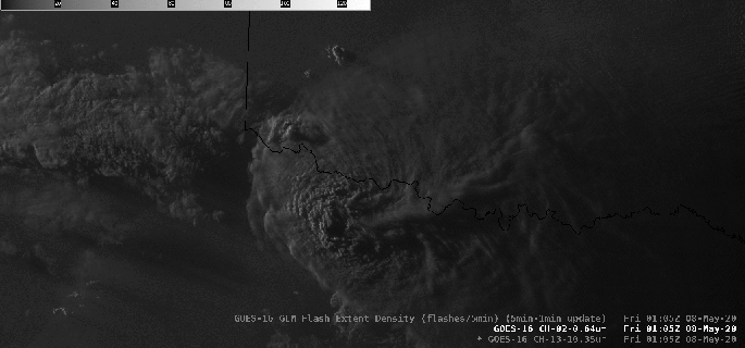 hail producing supercell thunderstorm in texas cimss black and white small