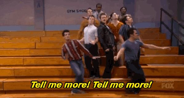 tell me more gif by grease live find share on giphy small