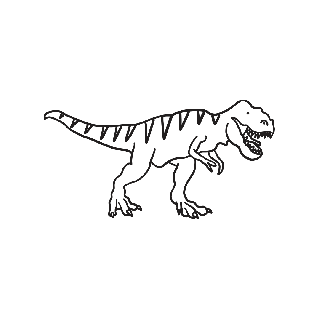 erica grau illustration dinosaur clip art gif small