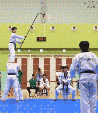 share this amazing karate chop animated gif with everyone gif4share small